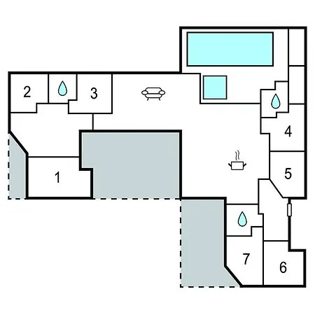 Σπίτι διακοπών 8 Bedroom Lovely In